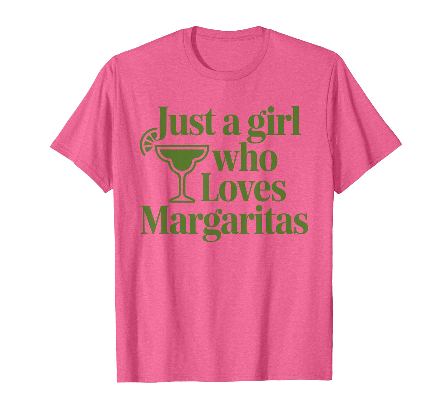 Just A Girl Who Loves Margaritas Funny Summer Vacation T-Shirt