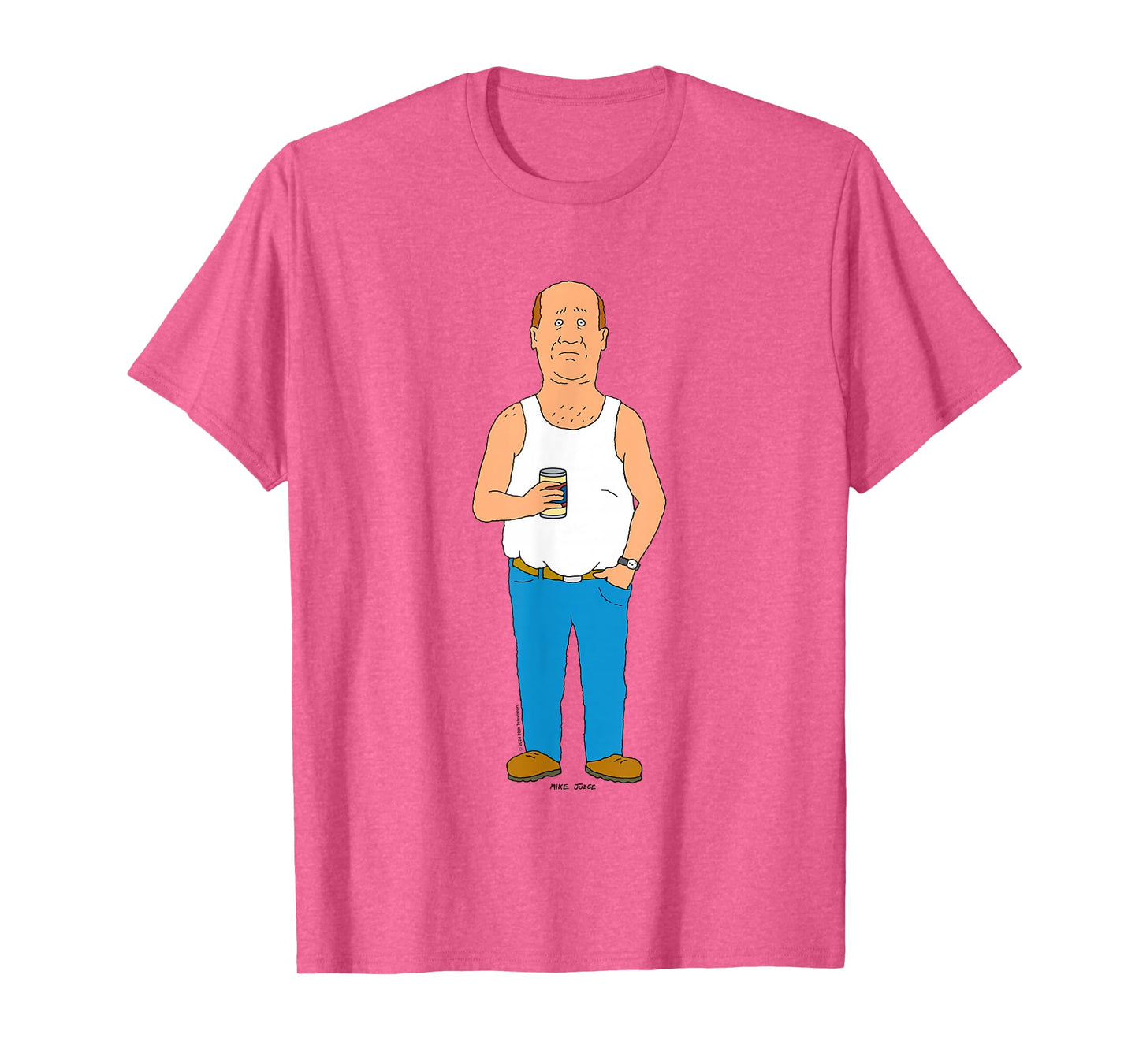 King Of The Hill Iconic Bill Dauterive Big Chest Portrait T-Shirt