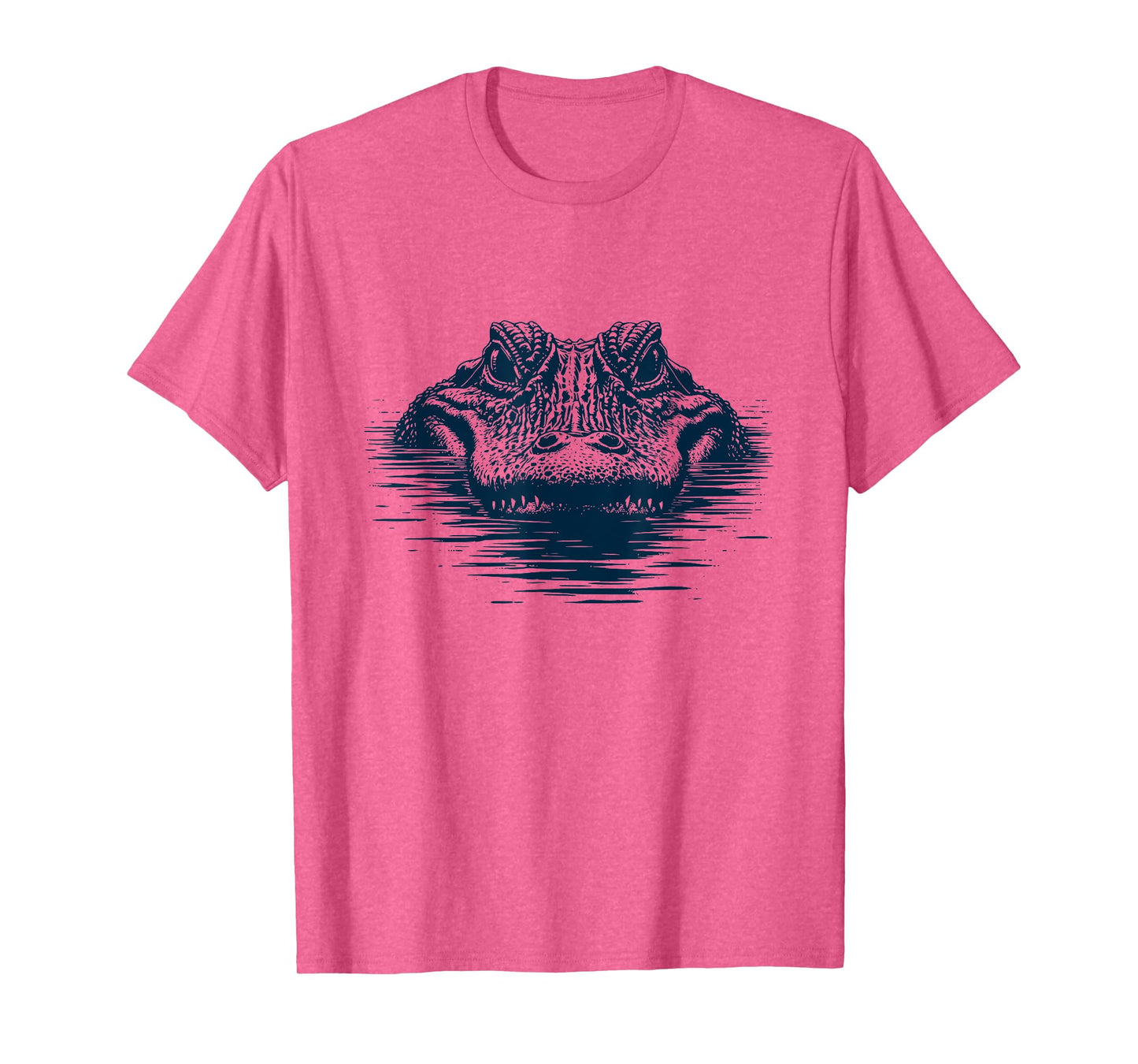 Just Chillin’ Gator - Minimal Alligator Eyes Above Water T-Shirt
