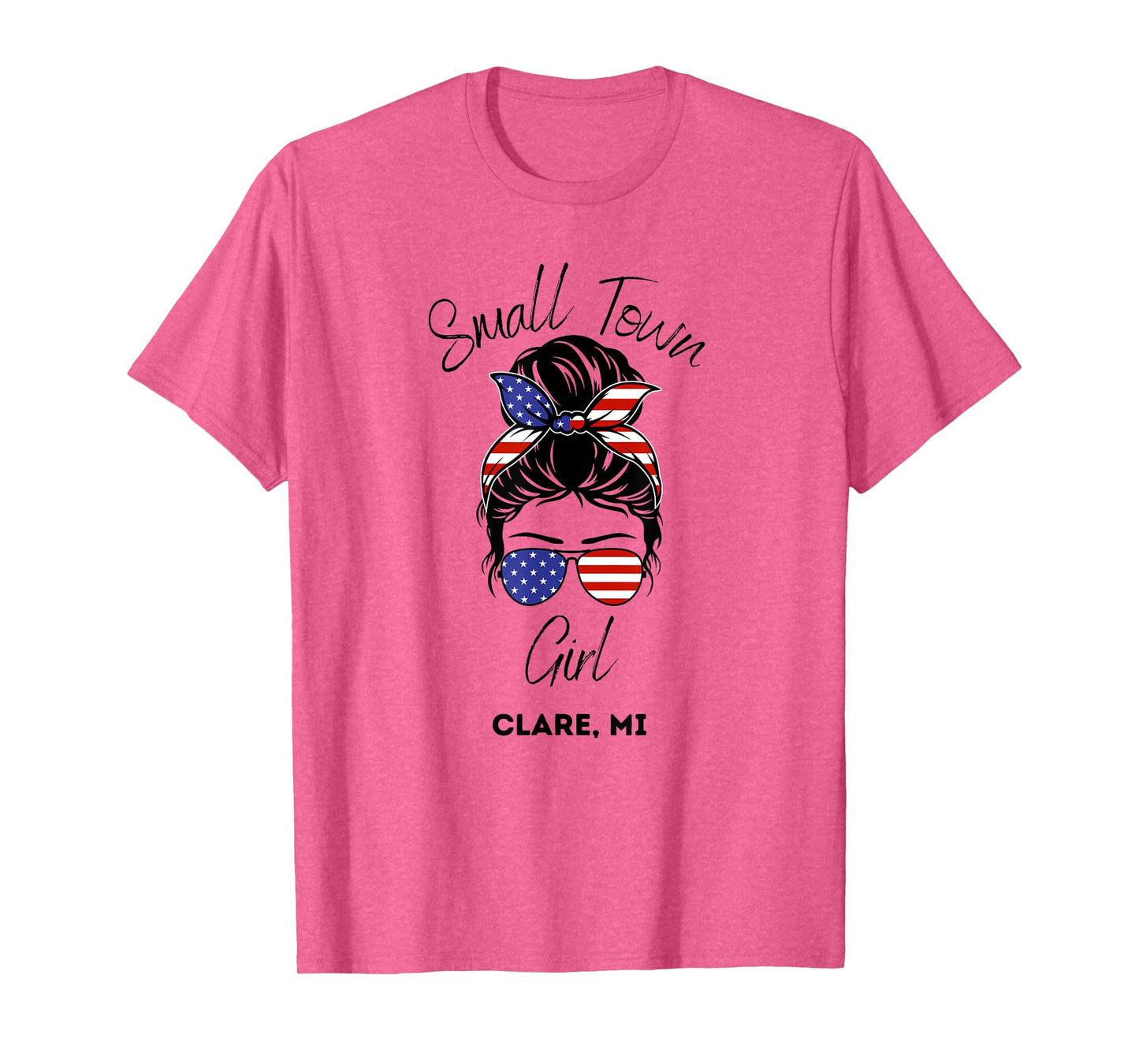 Fife Life Clare Michigan MI Girl Up North T-Shirt