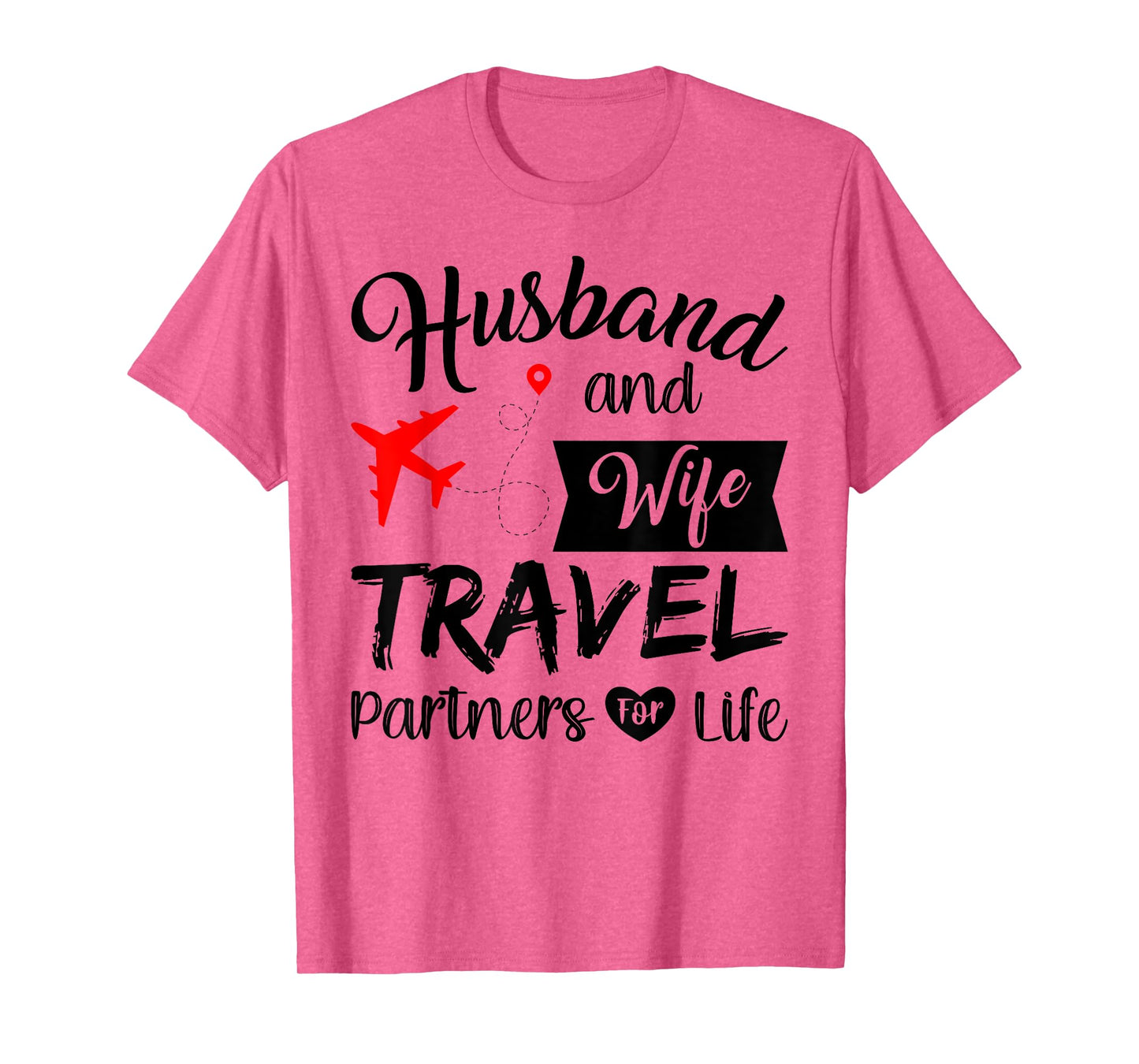 Couple Matching Husband And Wife Travel Partners For Life T-Shirt