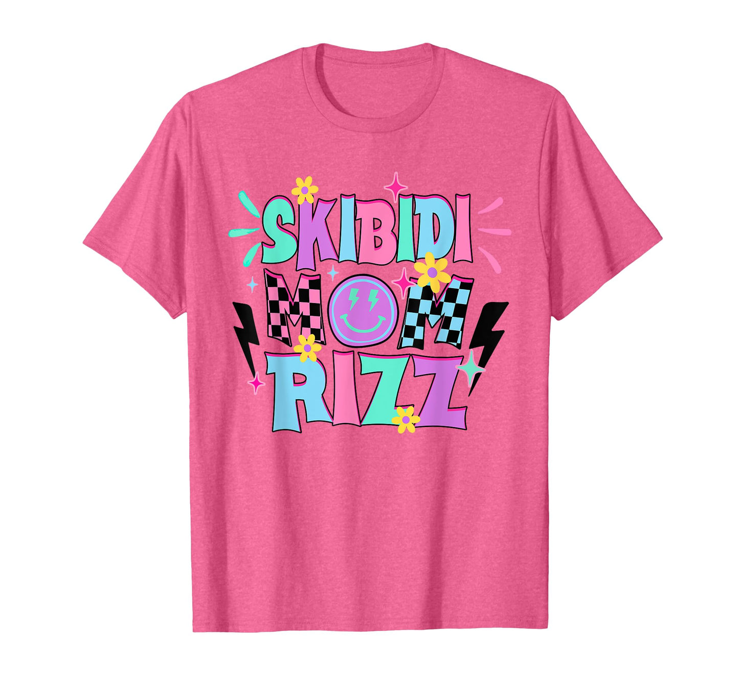 Skibidi Mom Rizz Mother's Day Middle School Mom Women T-Shirt