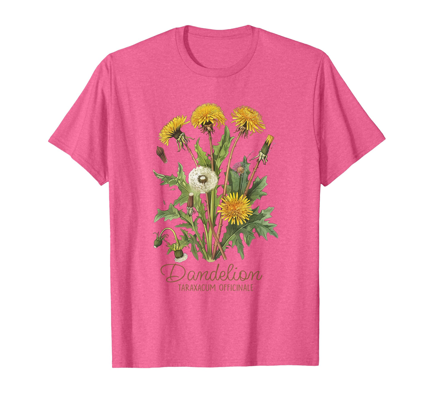 Dandelion Vintage Botanical Herbalist Gardening Dandelion T-Shirt