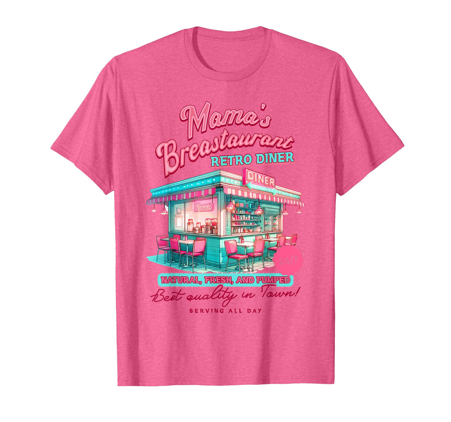 Normalize Breastfeeding Mom Breastfeed Mama's Breastaurant T-Shirt