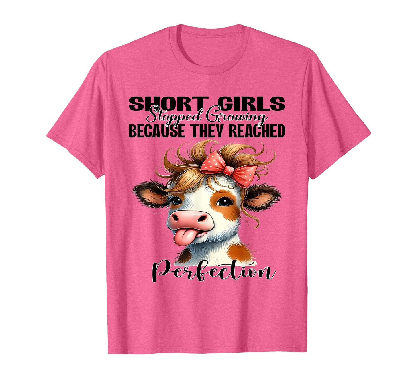 Short Girls Stopped Growing Because They Reached Perfection T-Shirt