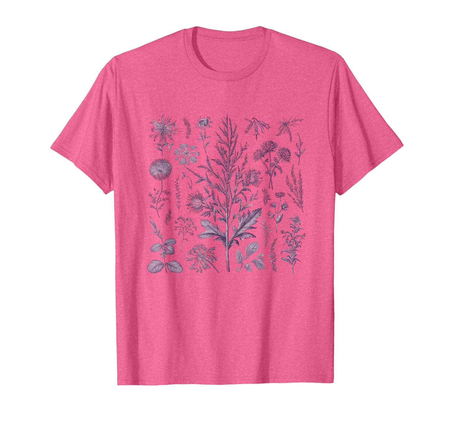 Vintage Inspired Flower Botanical Naturalist T-Shirt