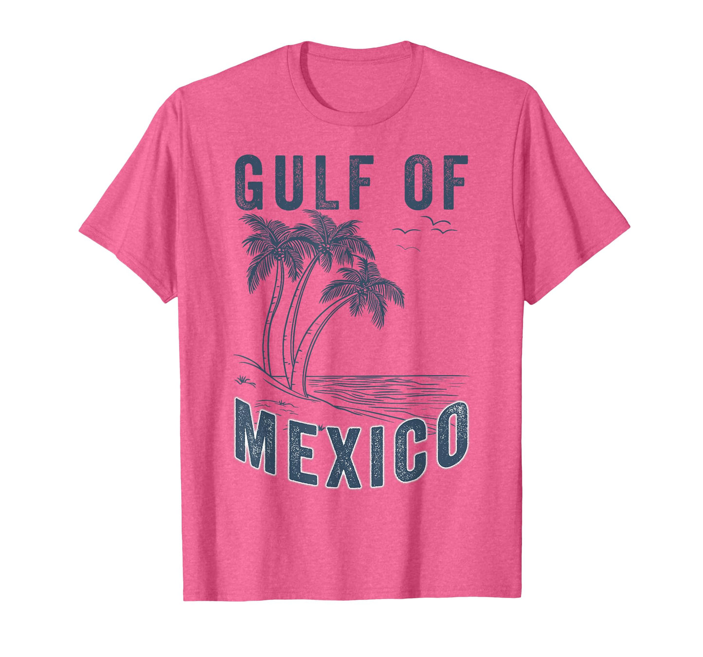 Gulf Of Mexico Minimalist Beach Retro Vintage Gulf Of Mexico T-Shirt