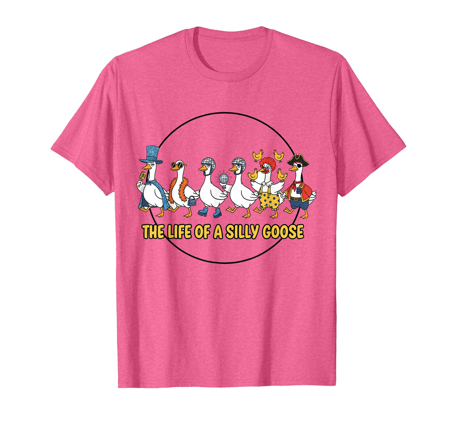 The Life of a Silly Goose Funny Trendy Meme Show Girl T-Shirt