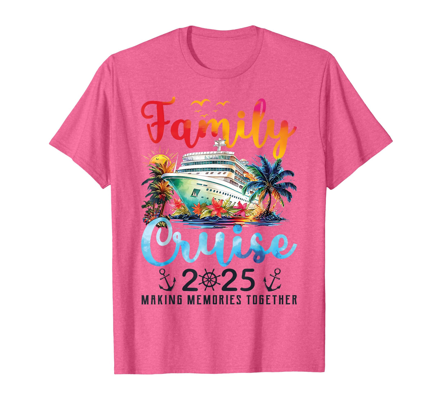 Cruise Squad 2025 Family Group Matching Summer Vacation T-Shirt