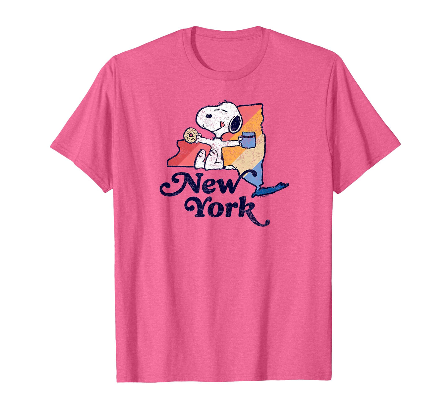 Peanuts - Snoopy New York Coffee and Bagel T-Shirt
