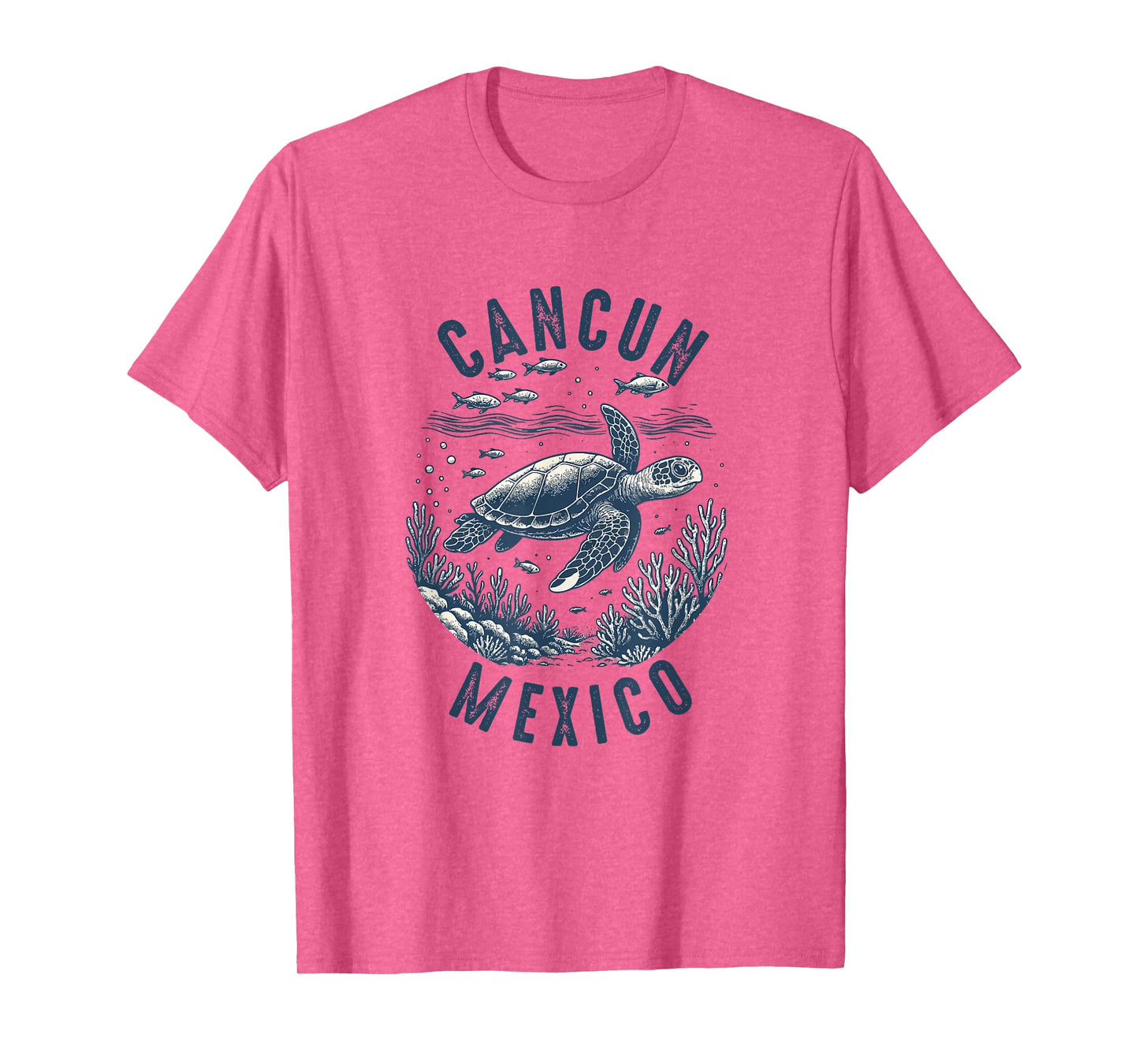 Cancun Mexico Souvenir Family Matching Vacation Sea Turtle T-Shirt