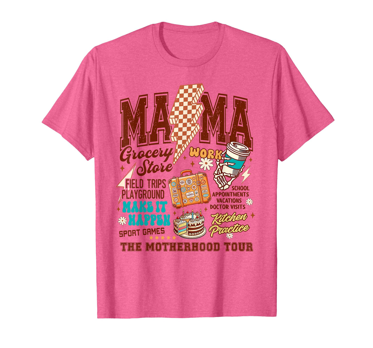 Mom Life Mother’s Day Coffee Lover Mama The Motherhood Tour T-Shirt
