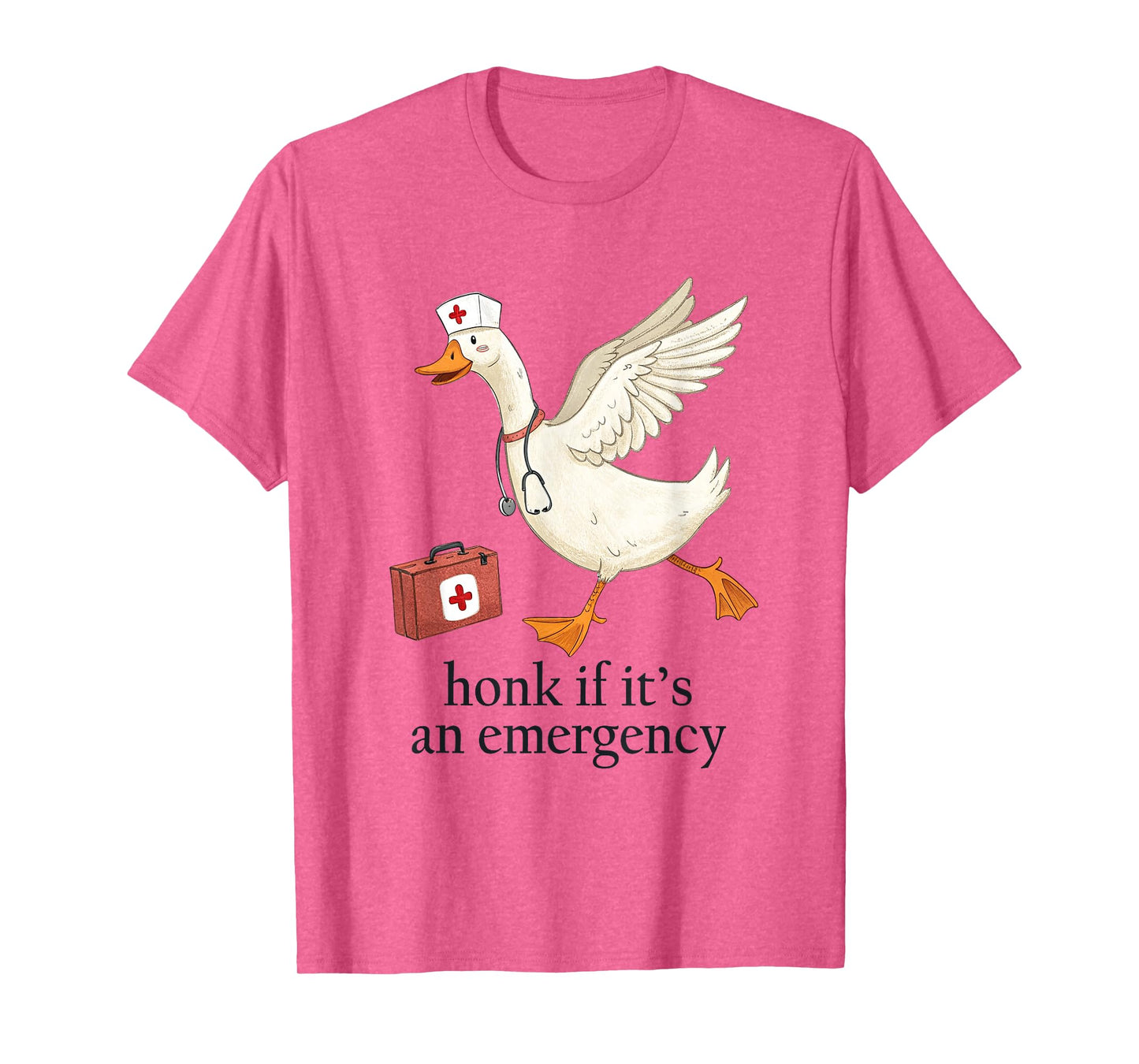 Honk If It's an Emergency Silly-Goose Nurse ER Nursing Humor T-Shirt