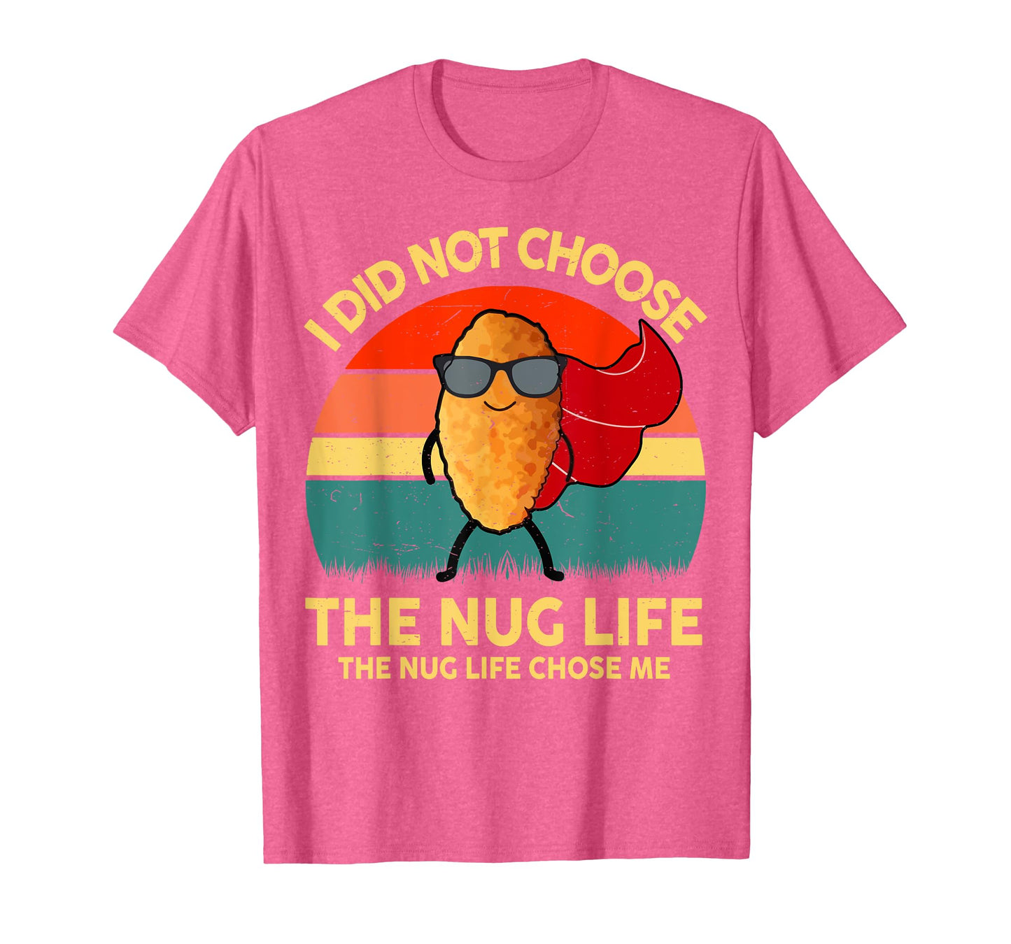 Kids Nug-Life Toddler Boy Funny I Love Chicken Nuggets Retro T-Shirt