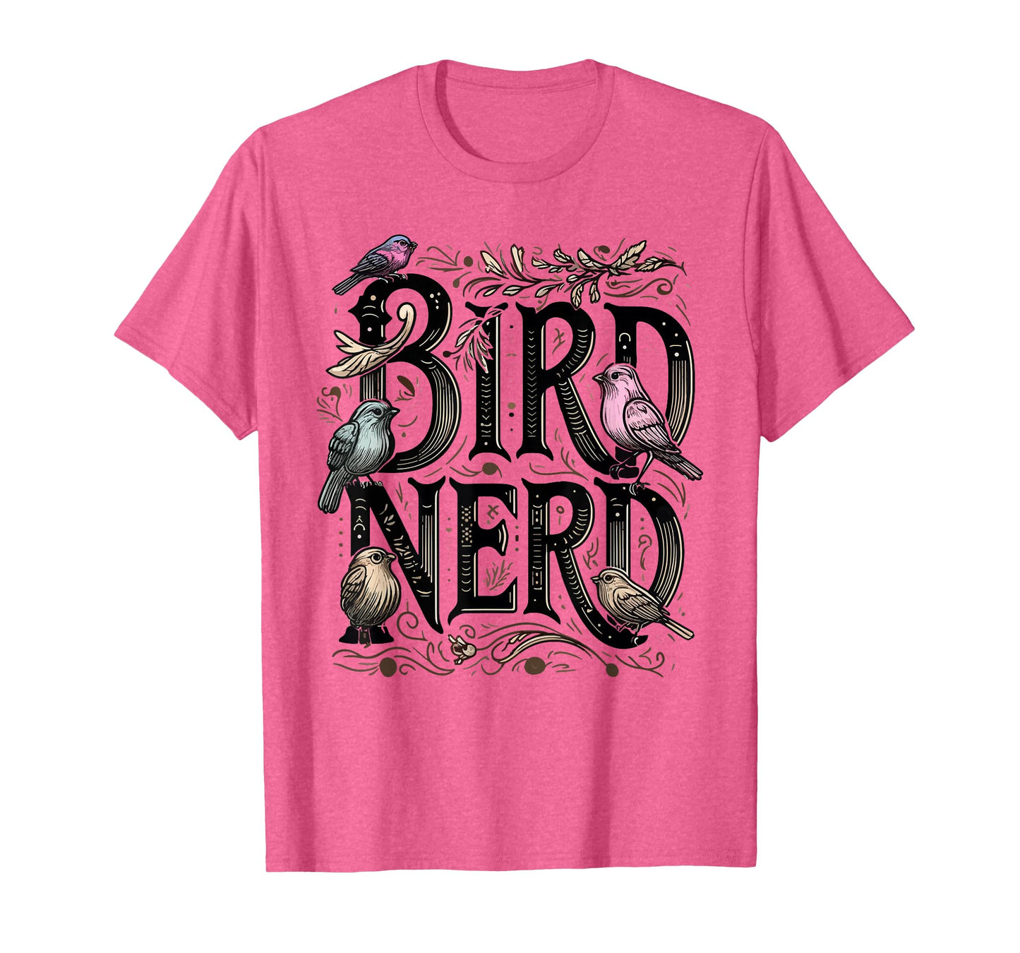 Bird Nerd Funny Birdwatching Birdwatcher Bird Lover Cute T-Shirt
