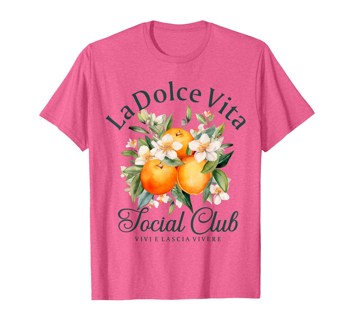 Italy La Dolce Vita Social Club Italian Summer T-Shirt