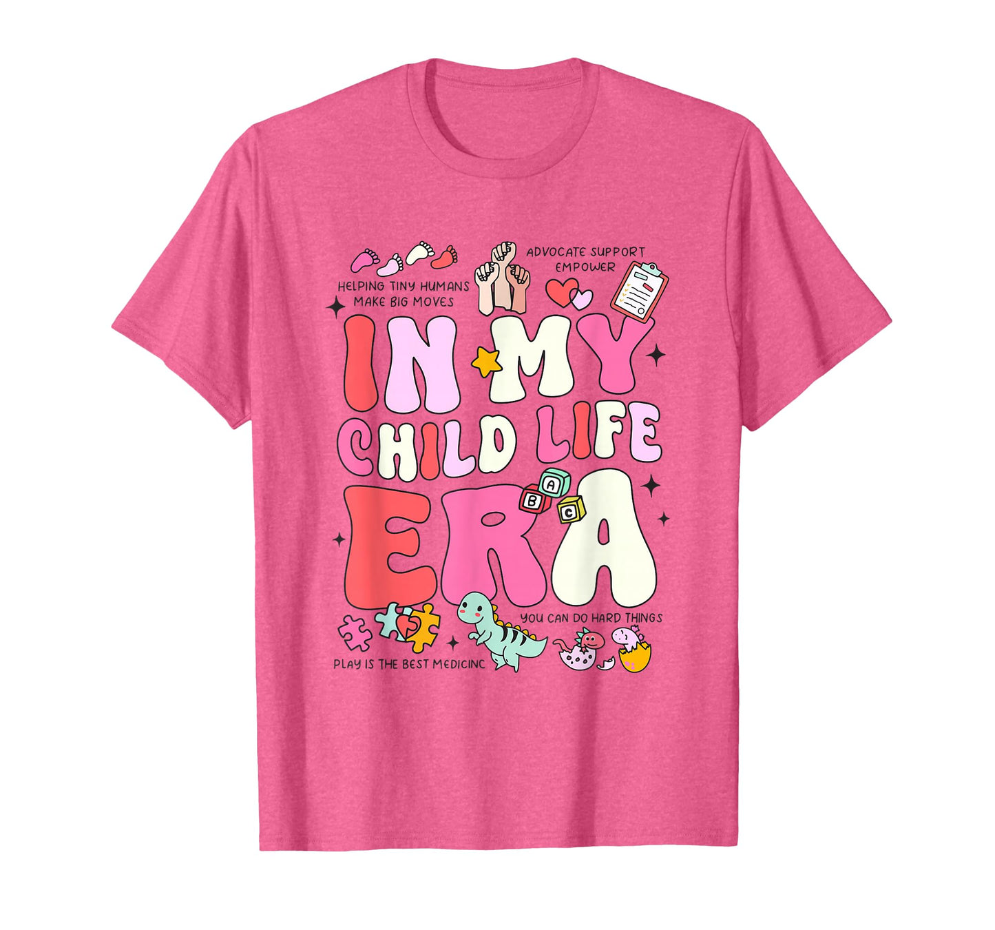 Retro In My Child Life Era Certified Child Life Specialist T-Shirt