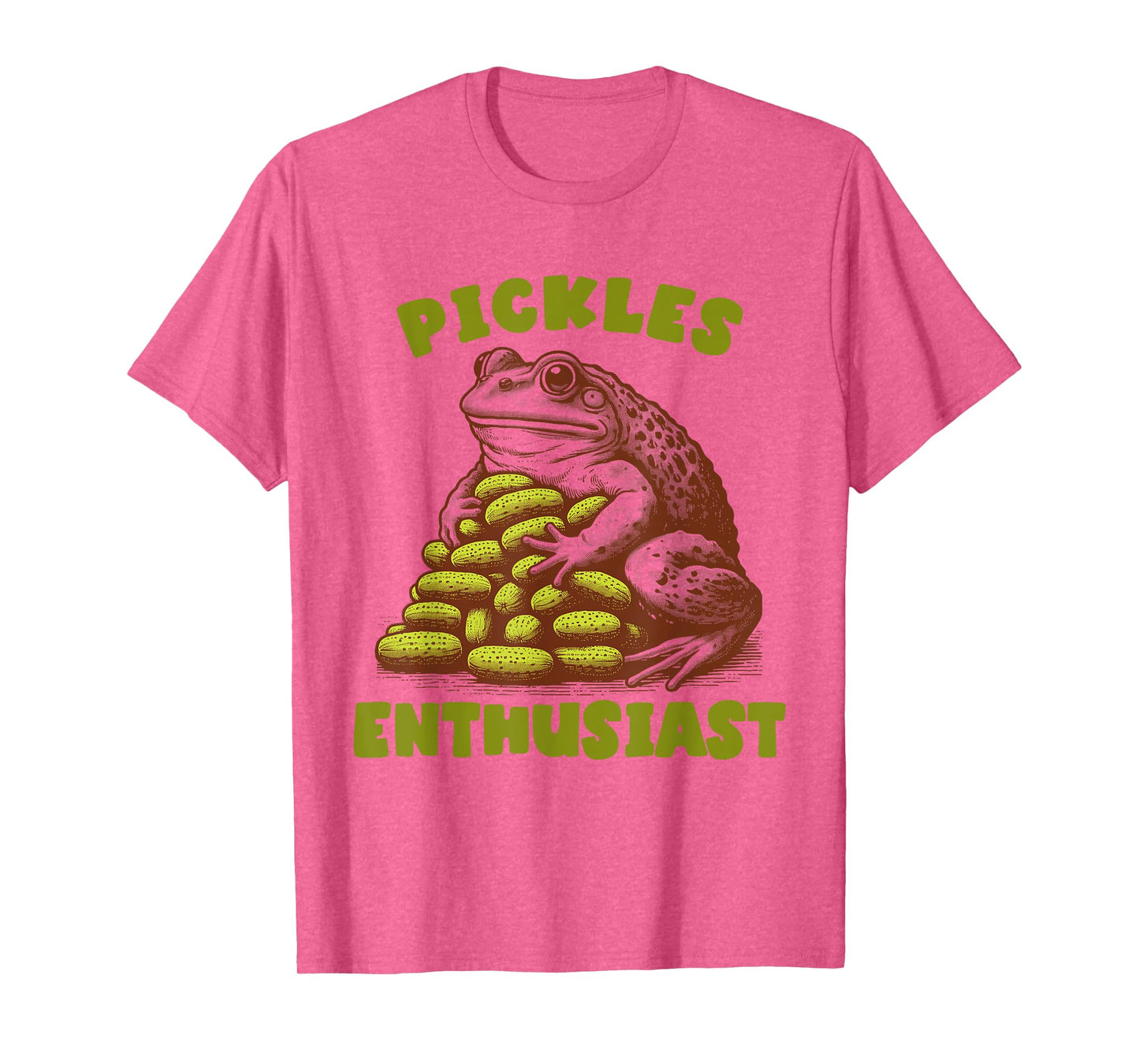 Pickle Lover Funny Frog Pickle Queen Pickles Enthusiast T-Shirt