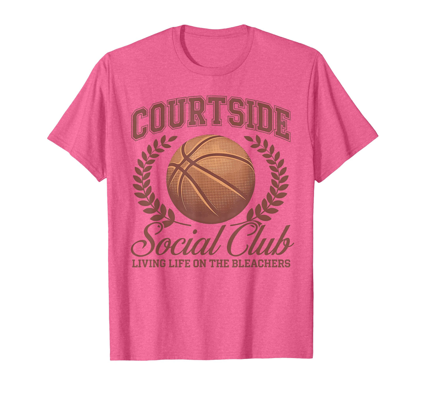 Basketball Mom Matching Courtside Social Club Women Girls T-Shirt