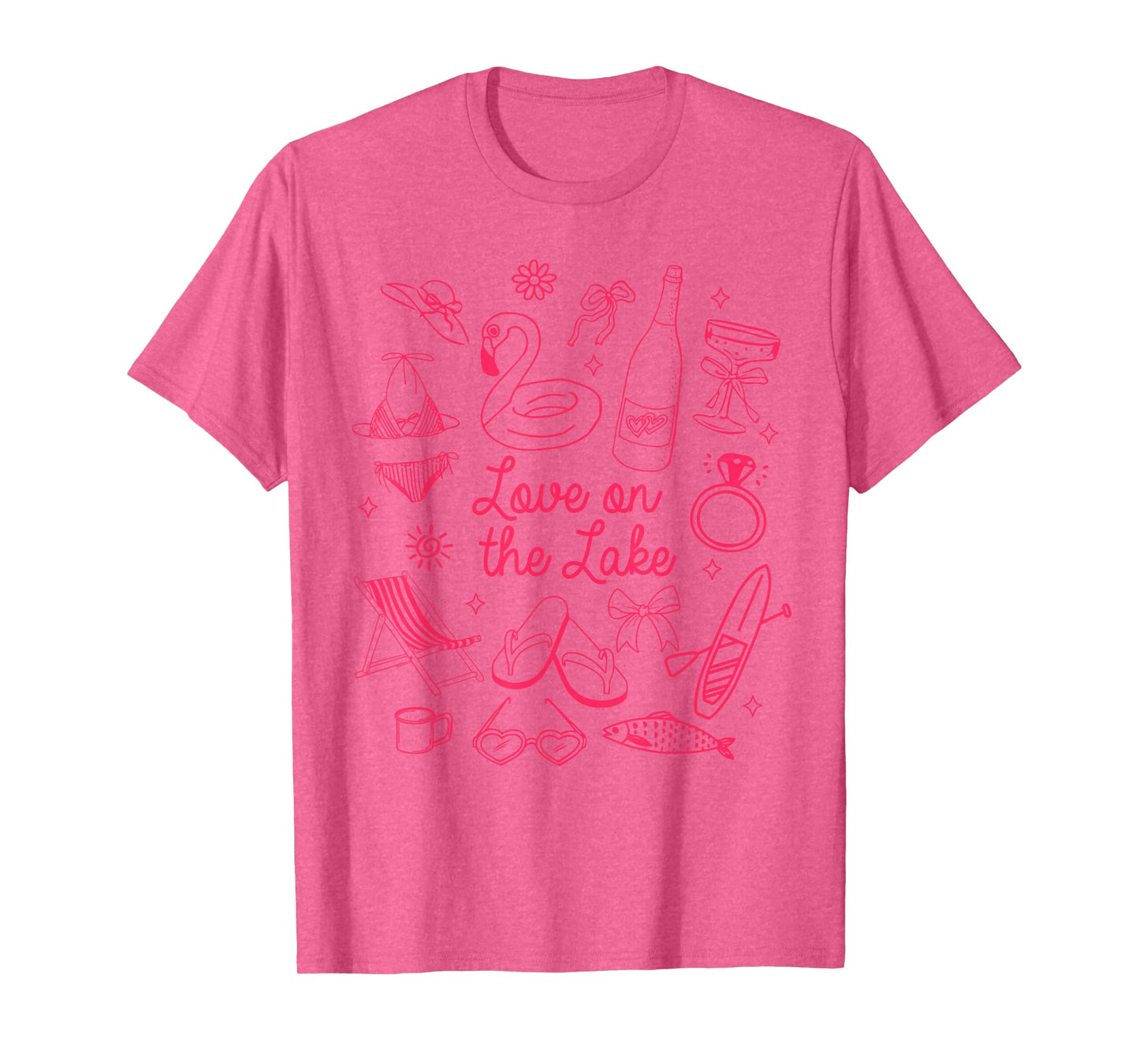 Bride Lake Life Bachelorette Girls Trip Loves On The Lake T-Shirt