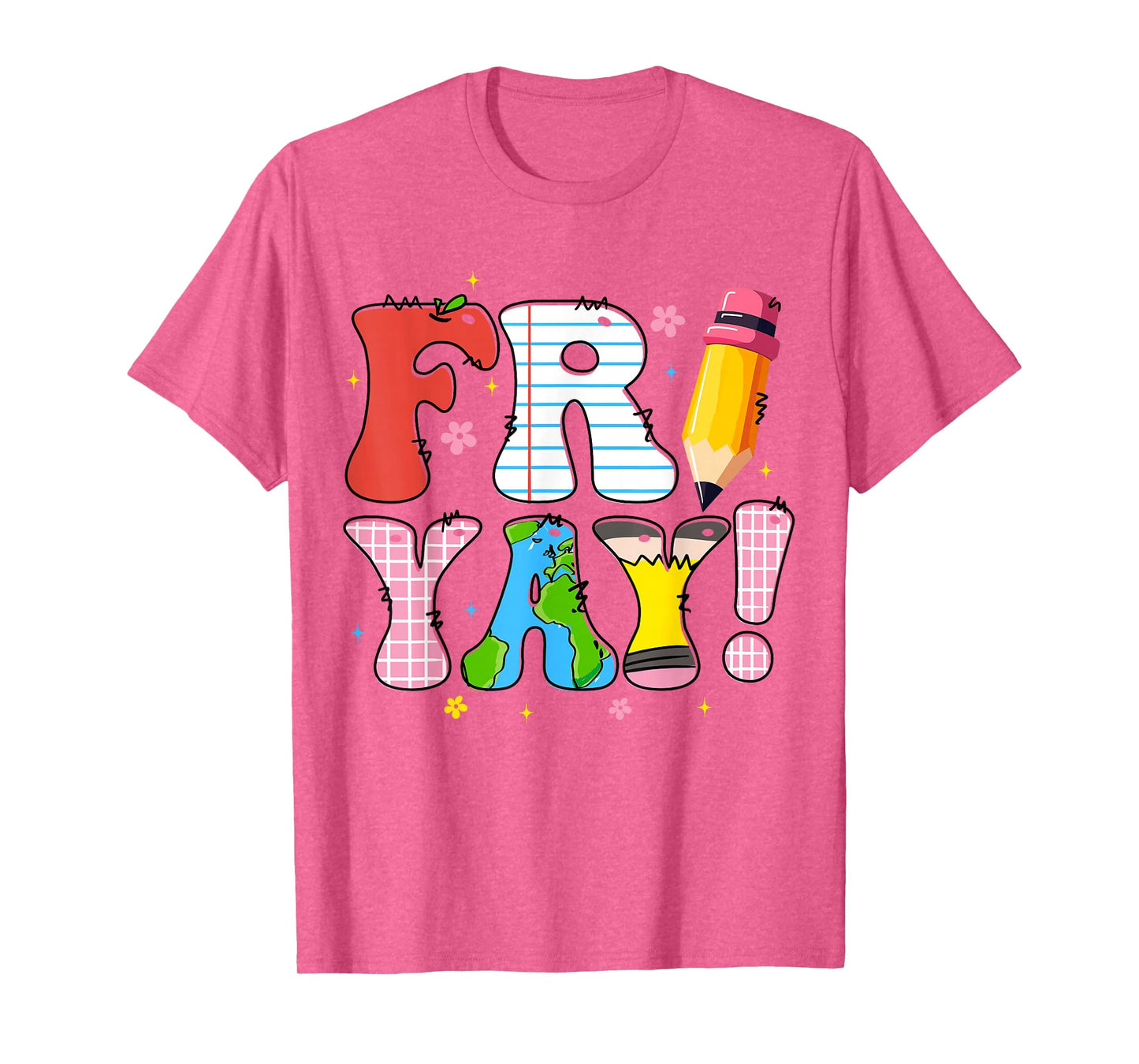 FRIYAY Happy Weekend Trip Friday Teacher Student Kid Fri Yay T-Shirt