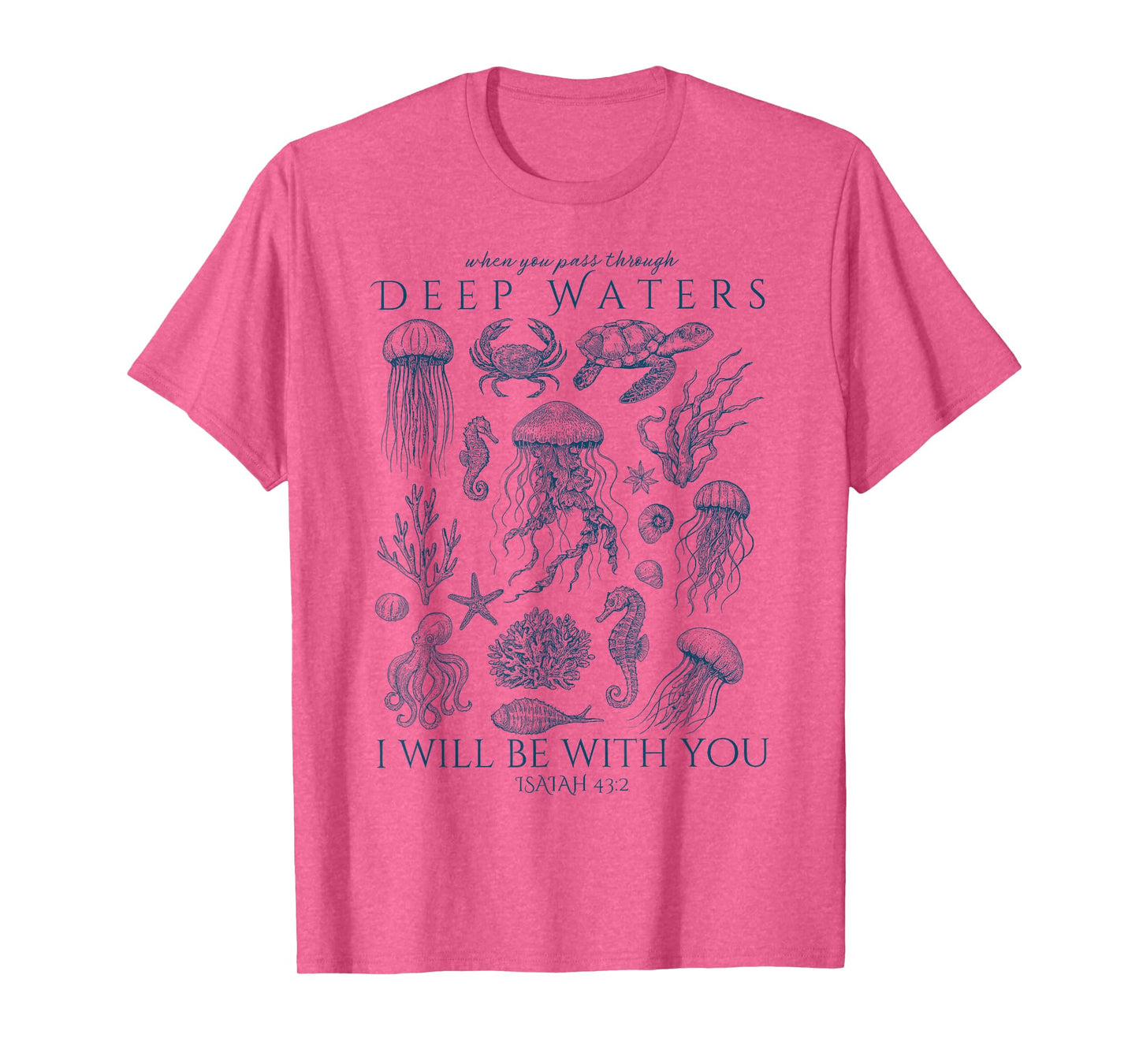 Christian Ocean Animal Coastal Sea Deep Water Life Men Women T-Shirt