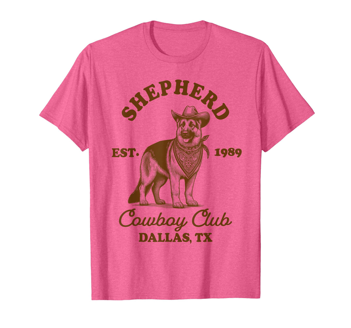 German Shepherd Mom Western Howdy Shepherd Cowboys Club T-Shirt