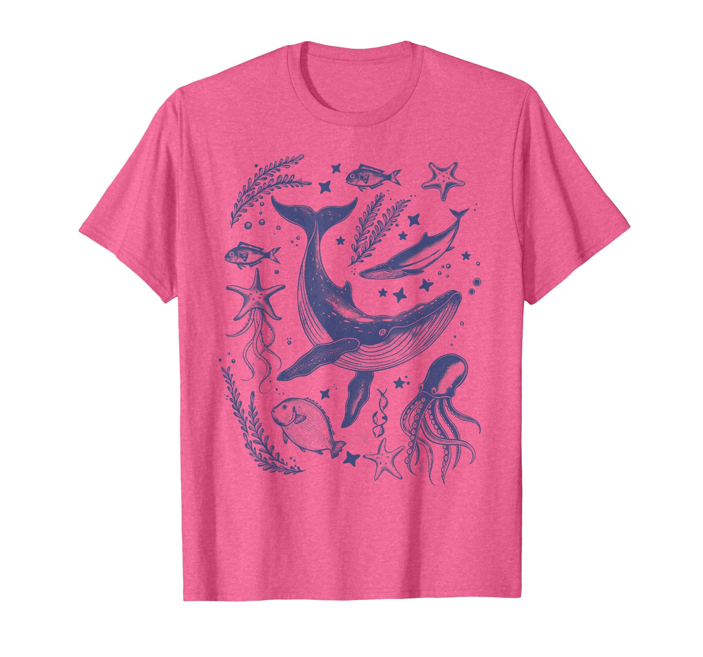 Ocean Marine Life Collection Sea Life lover Graphic T-Shirt