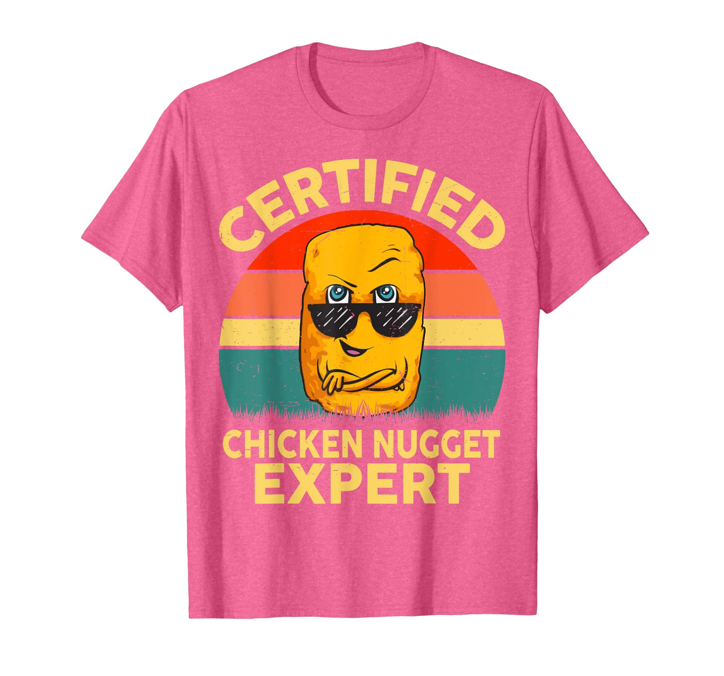 Boys Certified Chicken Nugget Expert Funny Chicken Nugget T-Shirt