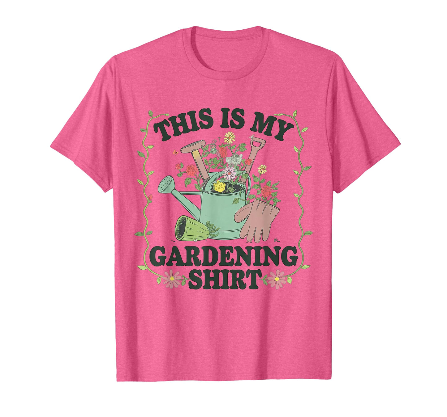 This Is My Gardening Shirt Funny Gardener Gifts Plants Lover T-Shirt