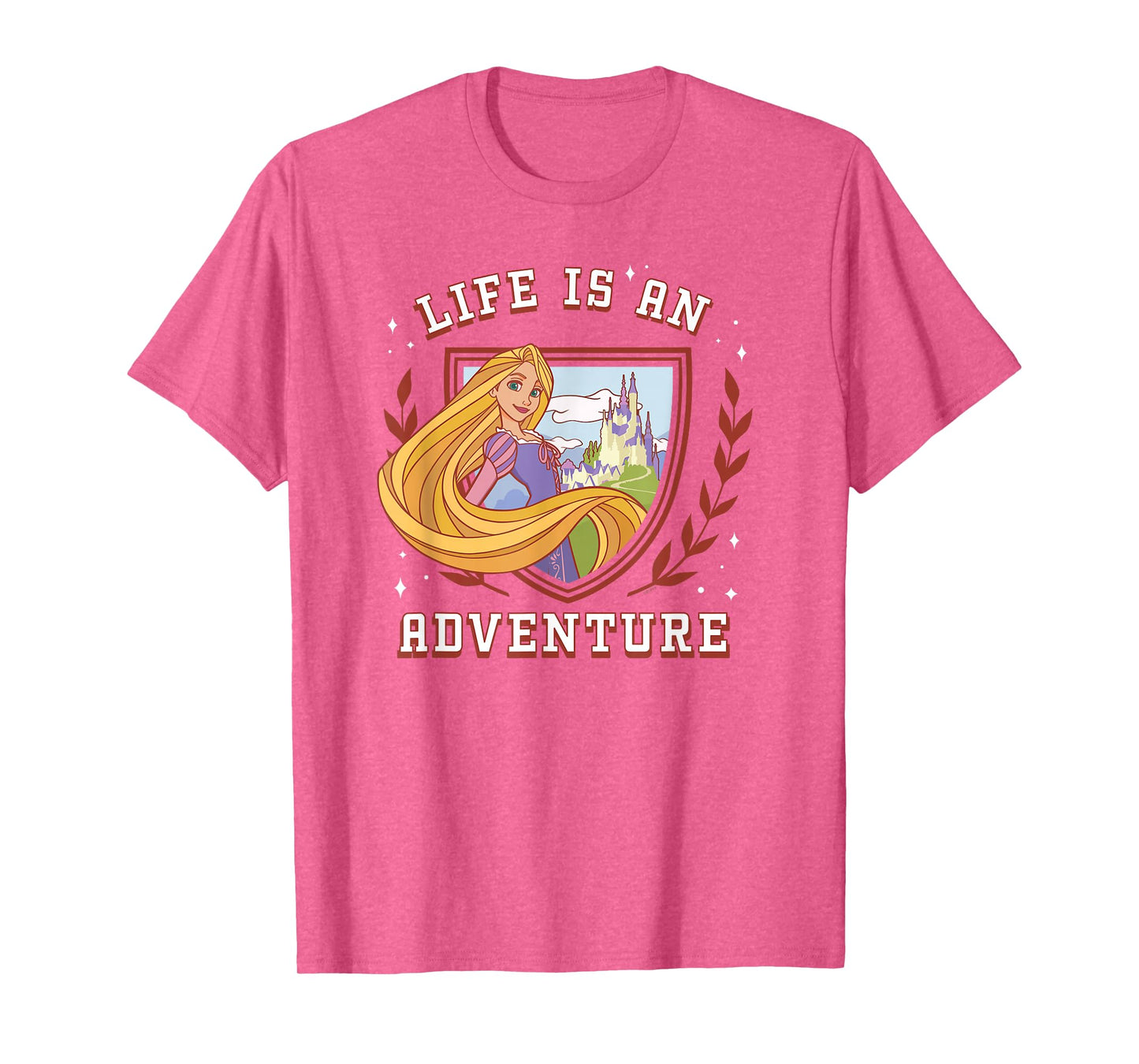 Disney Princess Rapunzel Tangled Life is an Adventure Crest T-Shirt