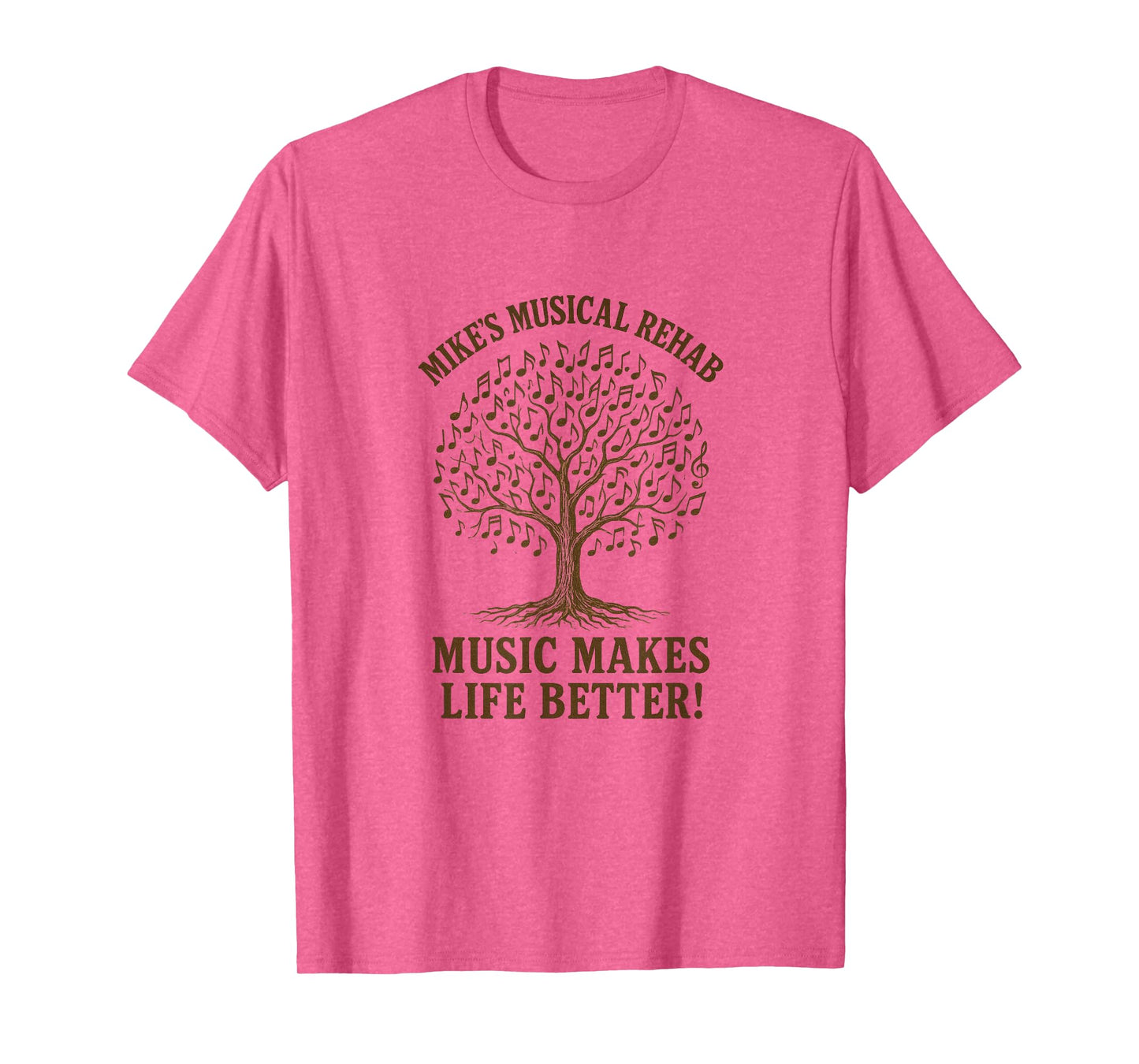 Music Makes Life Better Tree T-Shirt
