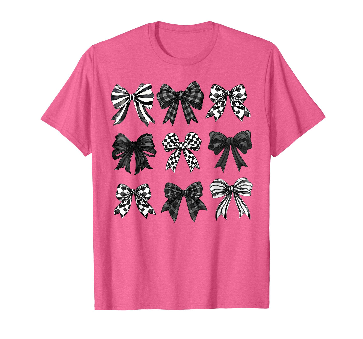 Coquette Bow and Ribbon Cute Graphic For Girl Women Trendy T-Shirt