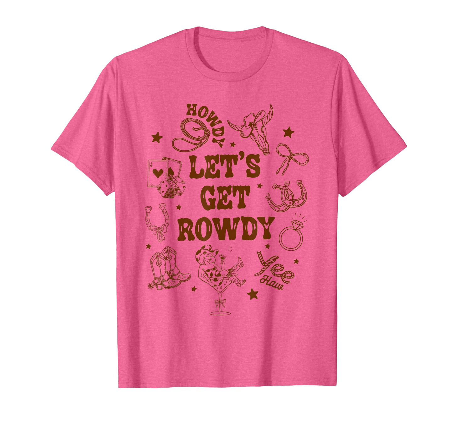Bridesmaid Nashville Let's Get Rowdy Bachelorette Matching T-Shirt