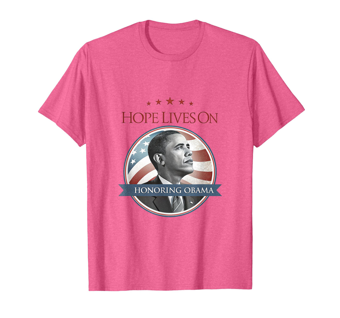 Barack Obama Tribute Art Hope Lives On T-Shirt