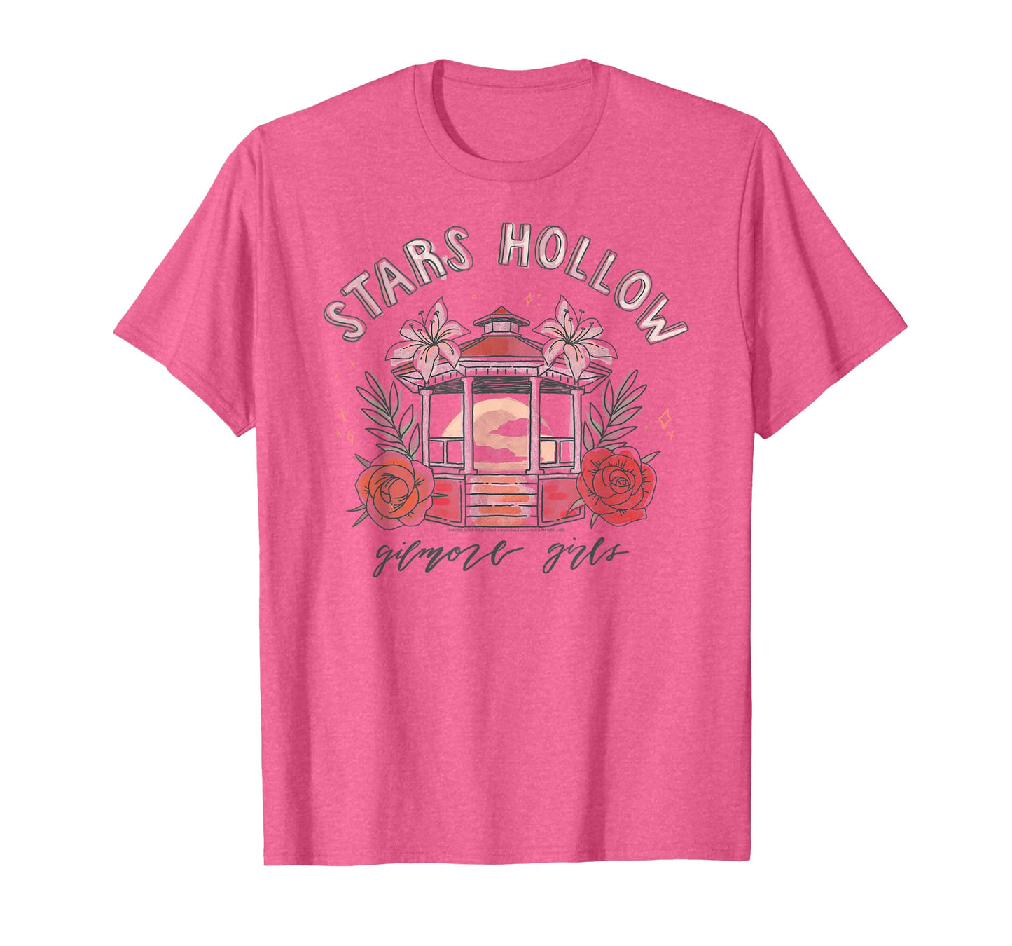 Gilmore Girls Stars Hollow Watercolor Gazebo TV Show T-Shirt