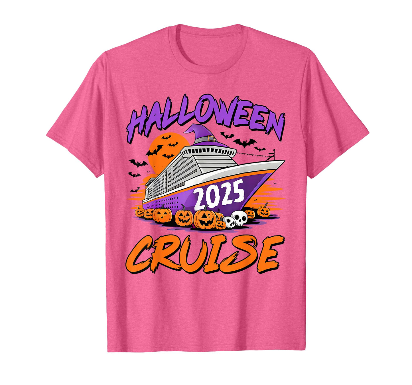 Halloween Cruise 2025 Halloween Trip Family Cruising Squad T-Shirt