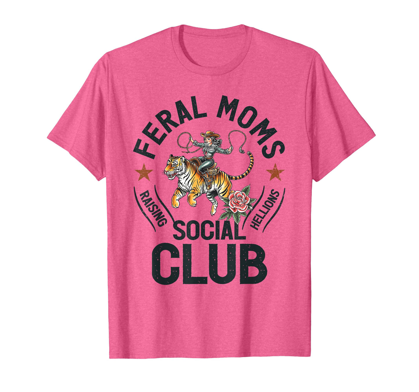 Feral Moms Social Club Trendy Mom Apparel T-Shirt