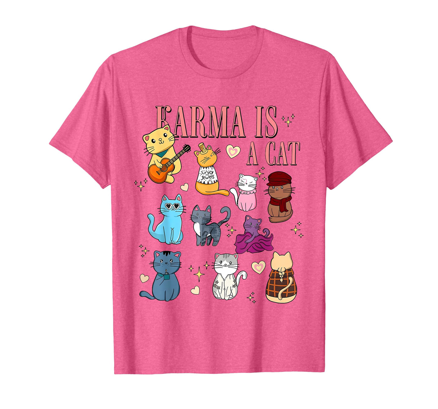 Cute Funny Cat Lover Cat is Karma T-Shirt