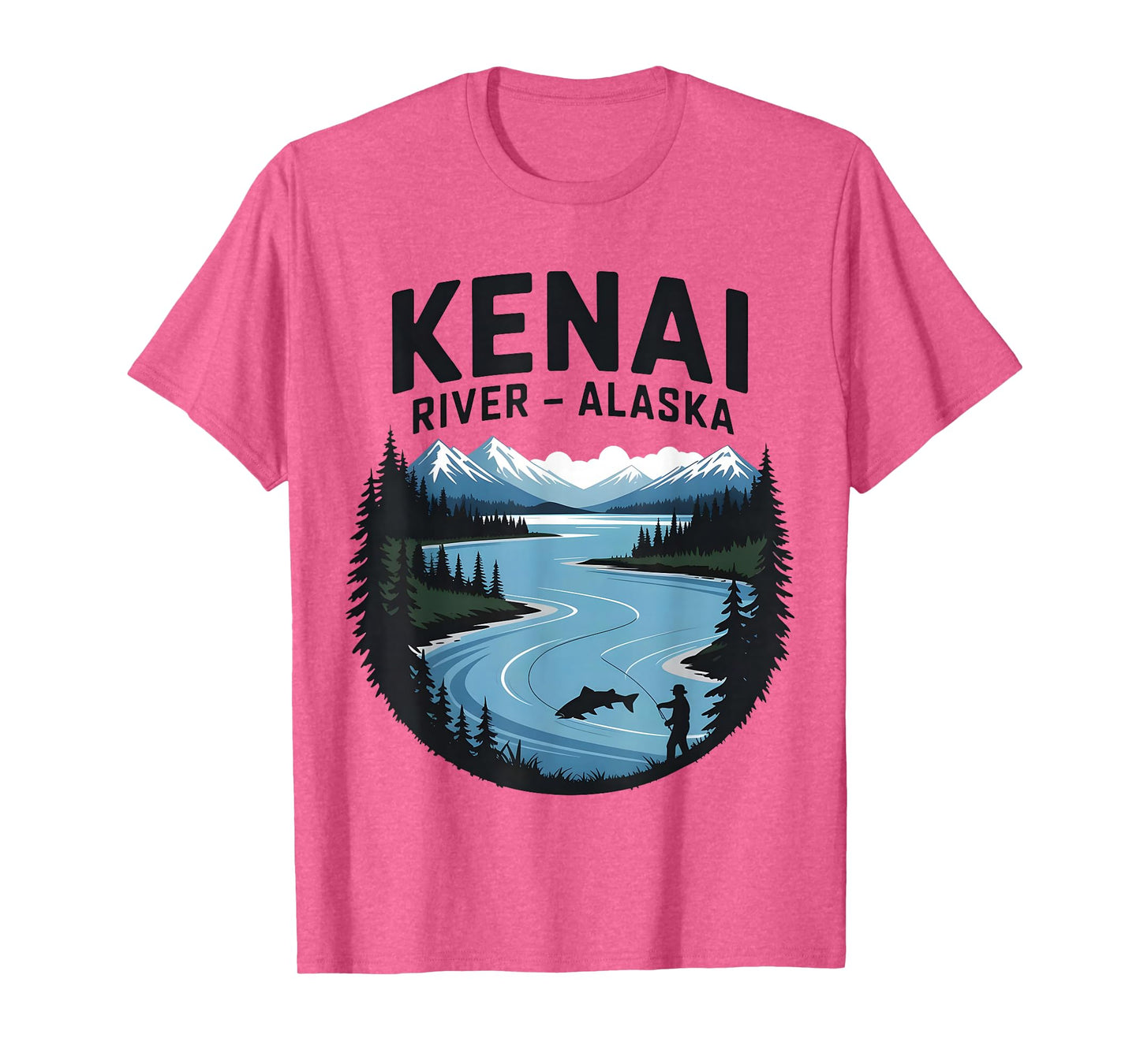 Kenai River Alaska Fishing Camping Outdoor River Fun T-Shirt