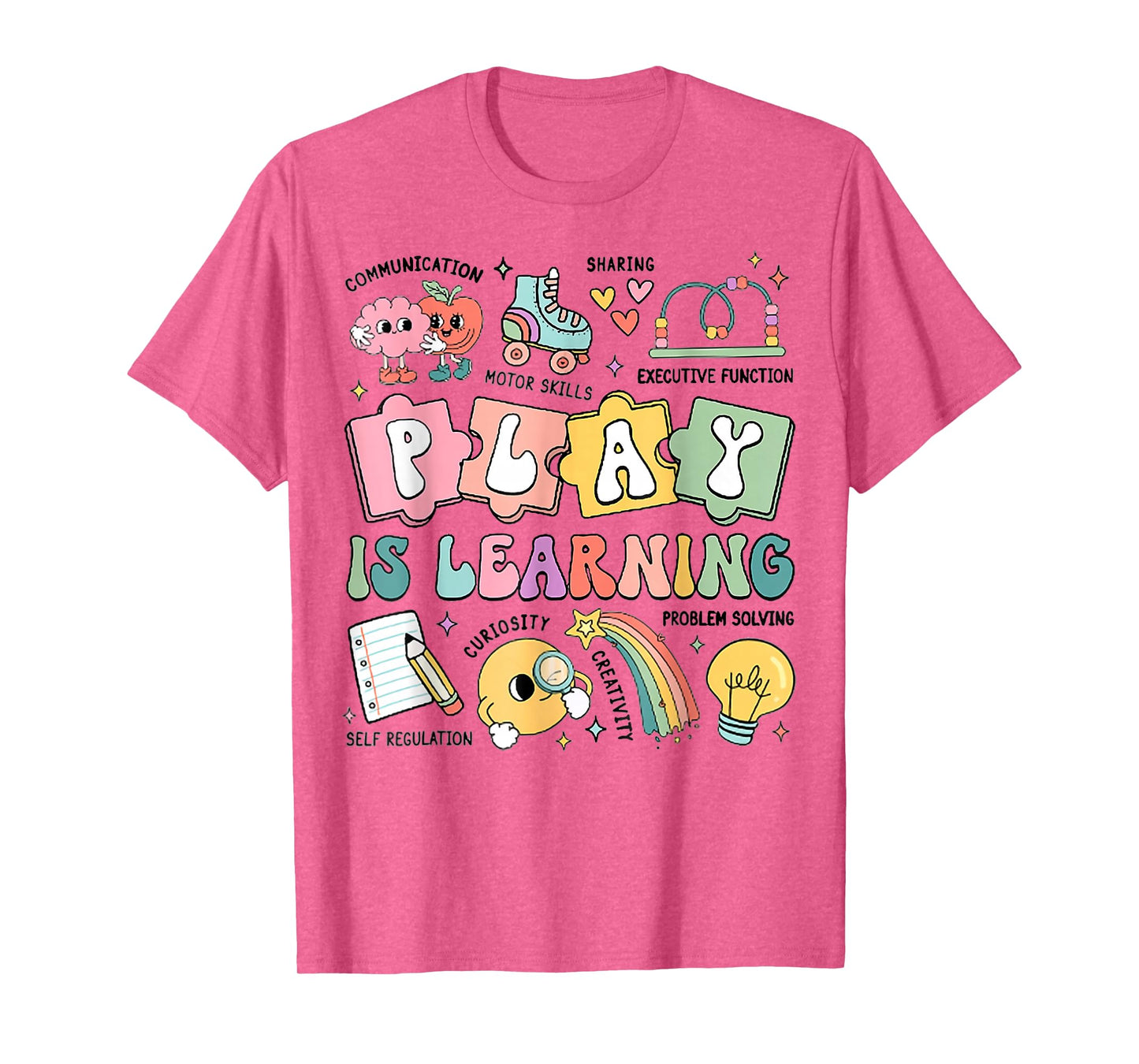 Retro Play is Learning Kindergarten Teacher Team Women T-Shirt