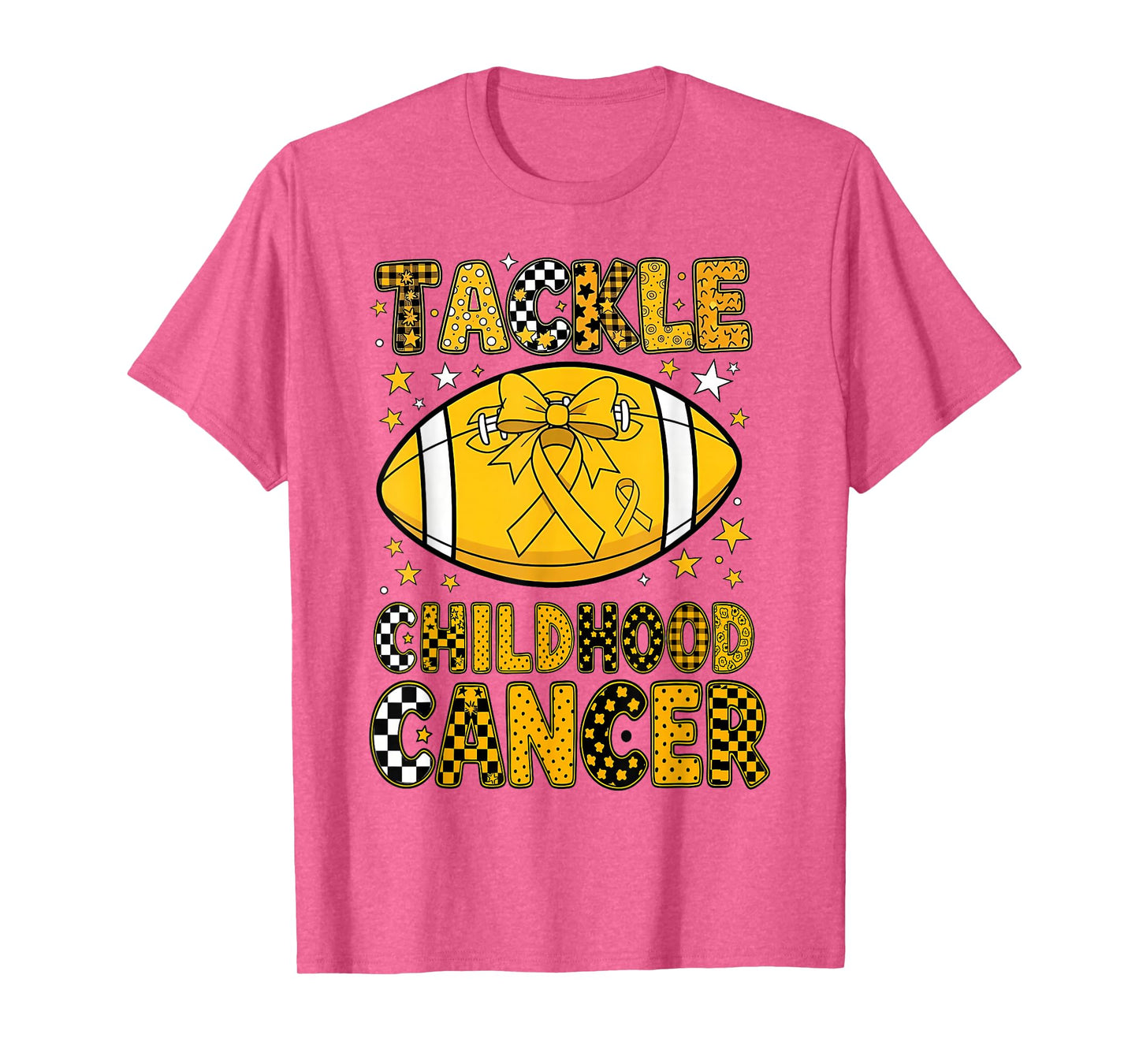 Childhood Tackle Football Childhood Cancer Awareness Women T-Shirt