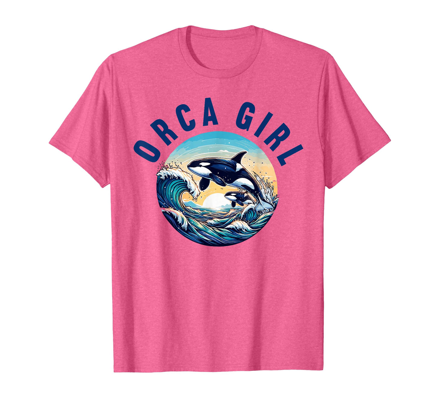 Ocean Loving Kids Orca Whale Girl T-Shirt