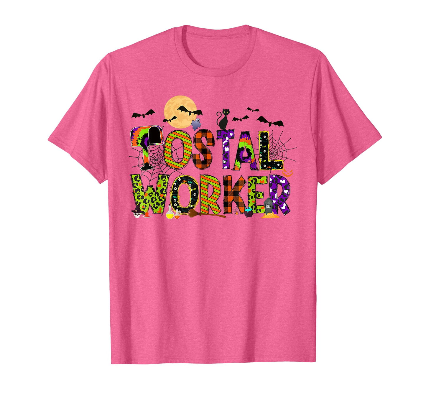 Funny Postal Worker Halloween Costume Mail Lady Post Office T-Shirt