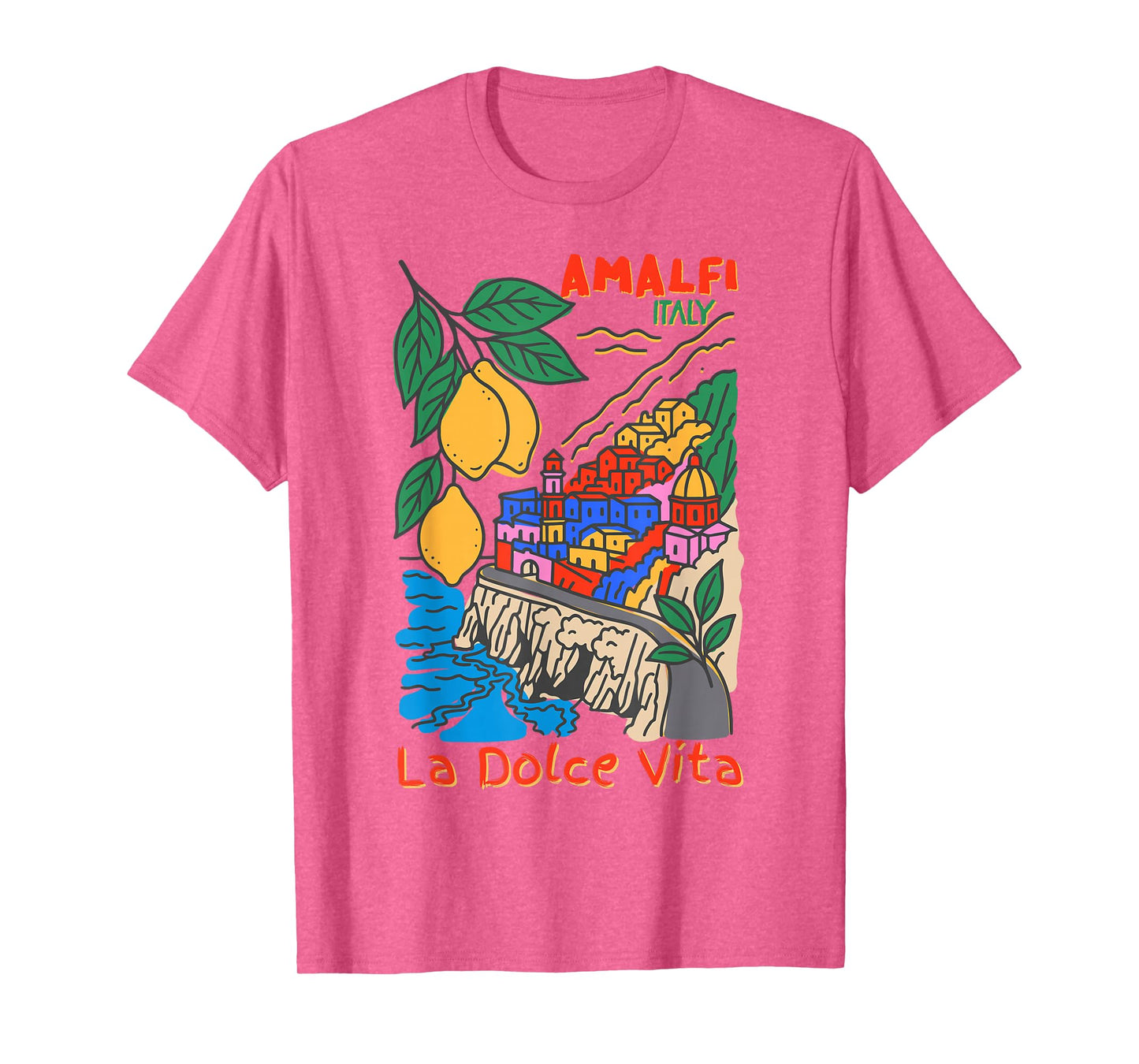 Mediterranean Vibes Amalfi Italy La Dolce Vita T-Shirt