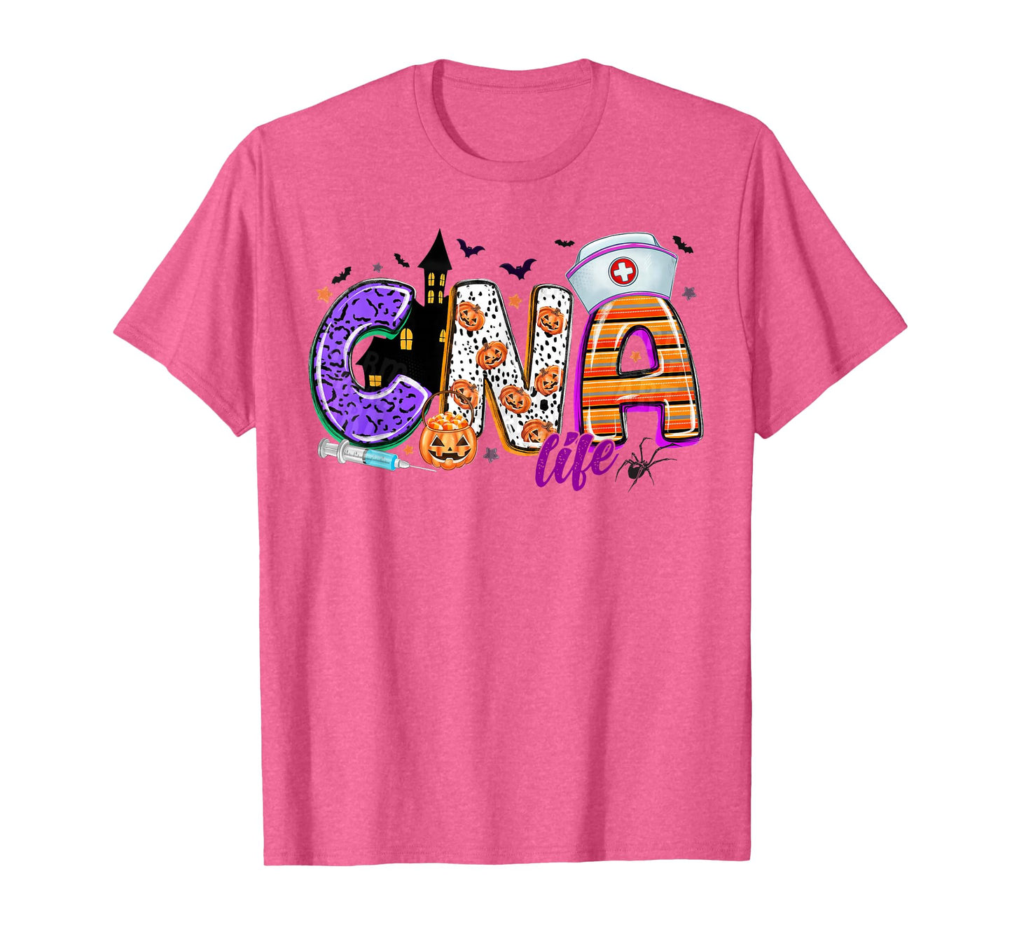 Certified Nursing Assistant CNA Nurse Life Halloween Nursing T-Shirt