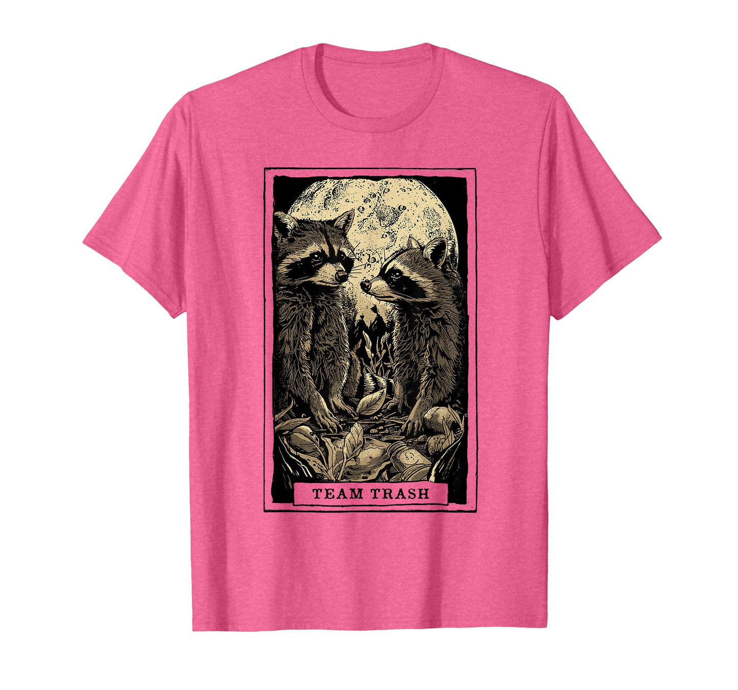 Tarot Card Shirt Raccoon Team Trash Major Arcana Tarot Card T-Shirt