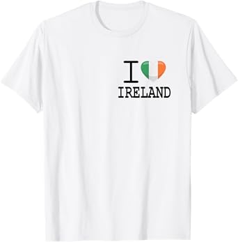 I Love Ireland Heart T-Shirt