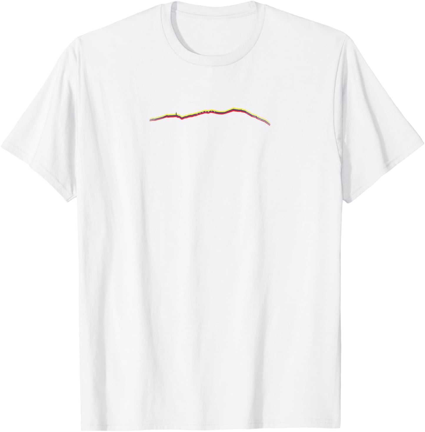 El Avila en tricolor Caracas Venezuela Silhouette T-Shirt