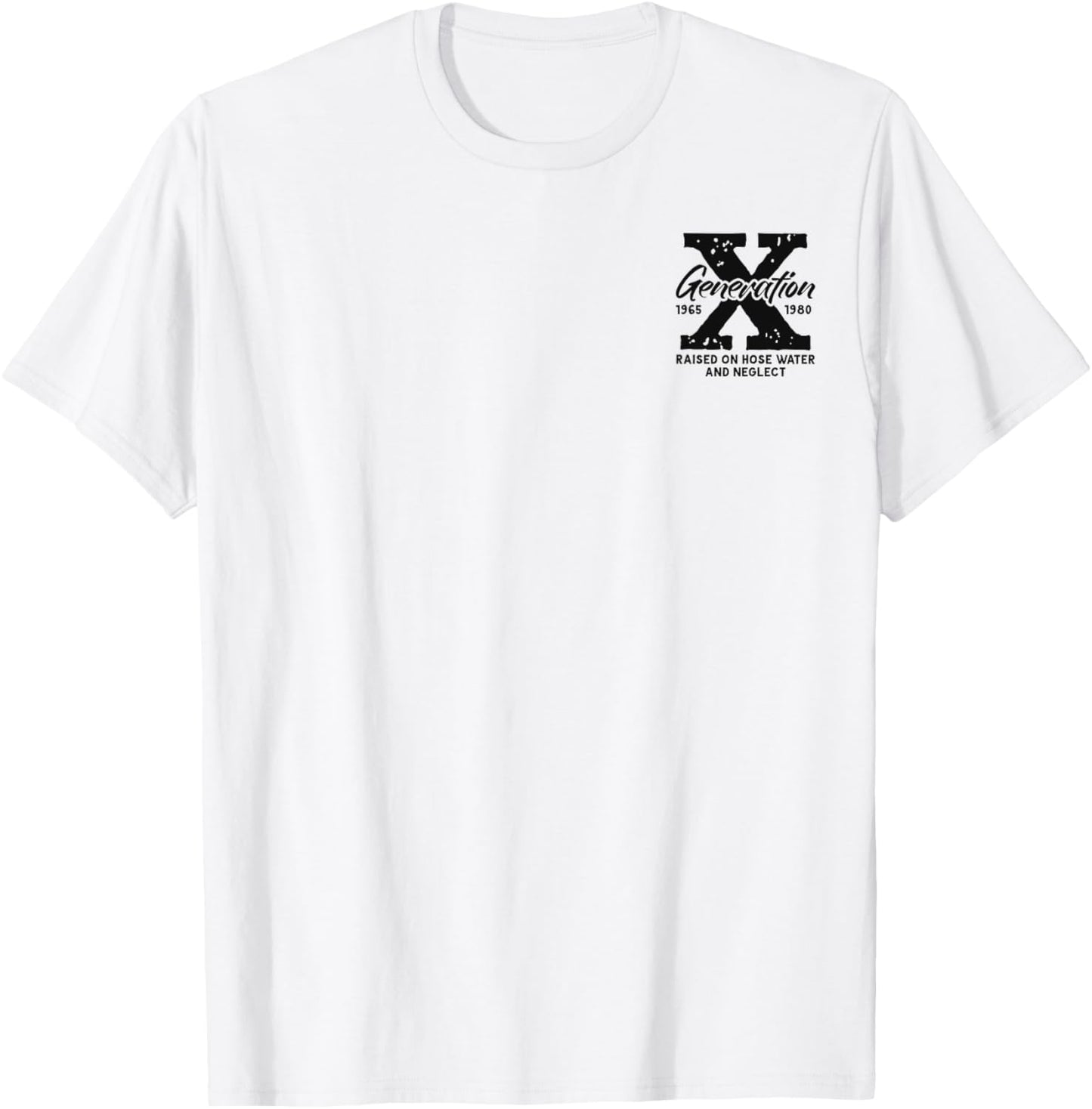 Generation X Stay Feral Front & Back Print Gen X Vintage T-Shirt